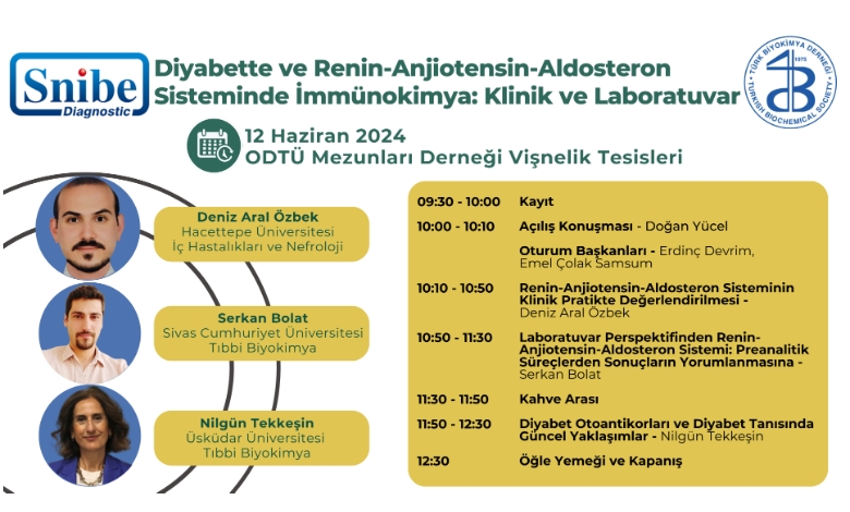 Sempozyum: Diyabette Ve Renin-Anjiyotensin-Aldosteron Sisteminde İmm Ünokimya: Klinik Ve Laboratuvar