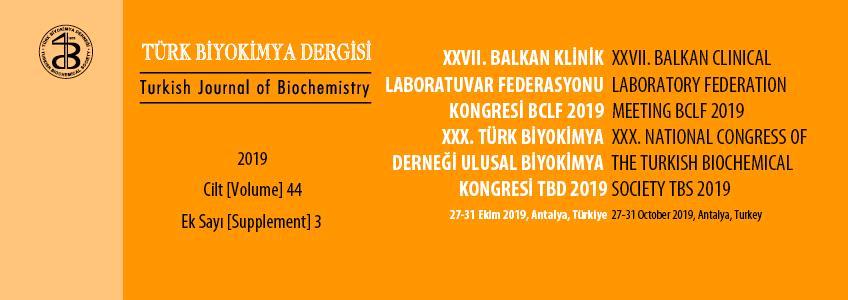 27. Bclf Kongresi - 30. Ulusal Biyokimya Kongresi Özet Kitabı